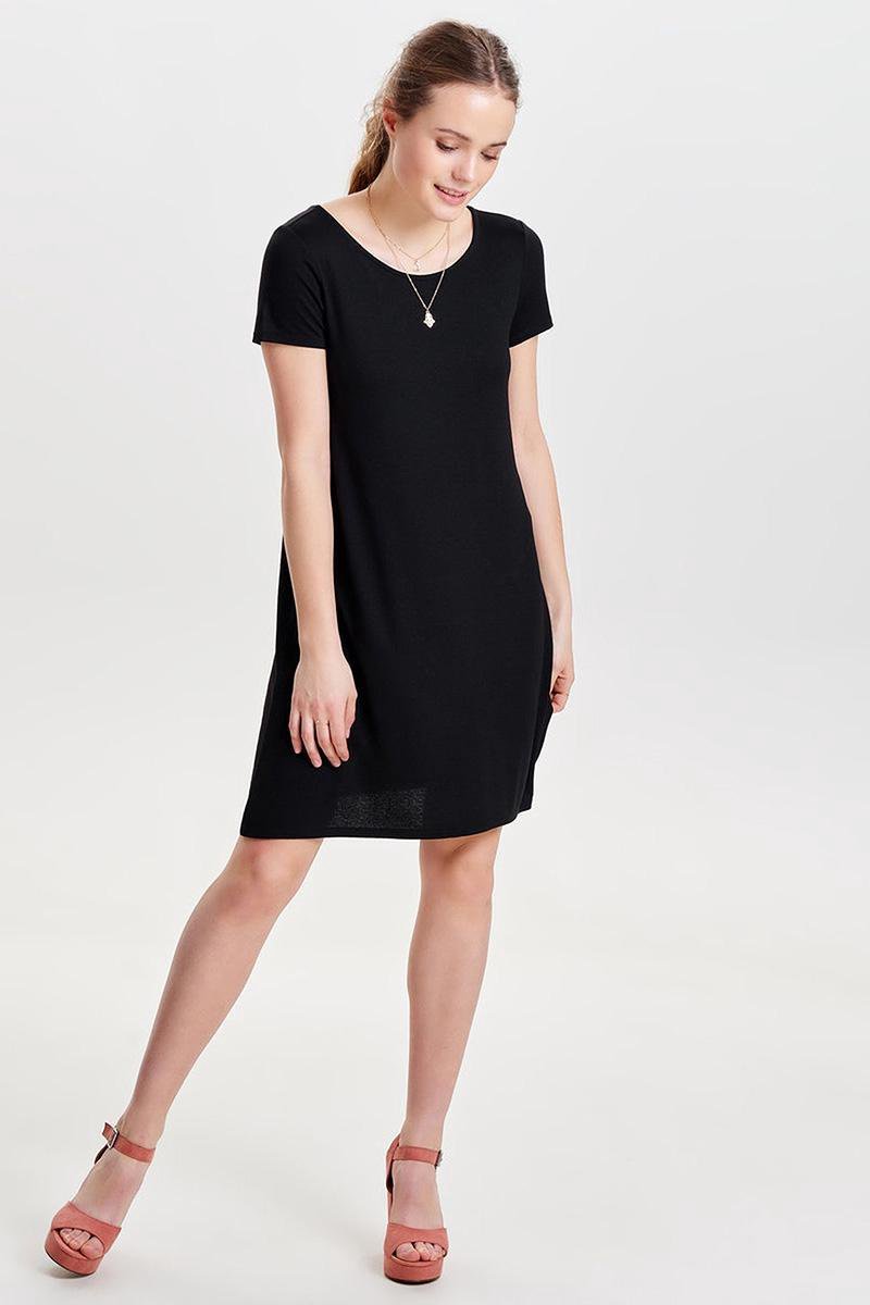 ONLY - Maat XS - ONLBERA BACK LACE UP S/S DRESS JRS NOOS  - Dames Jurk