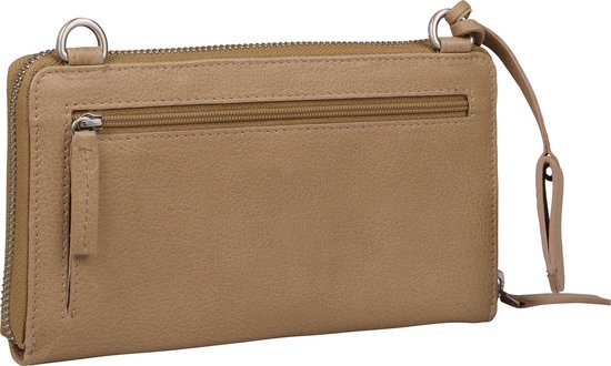BURKELY Soft Skylar Dames Phone Wallet Wide - Nude