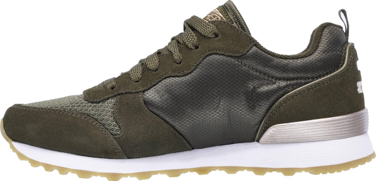 Skechers Retros-OG 85-Goldn Gurl Dames - 38 - Sneakers - Olive