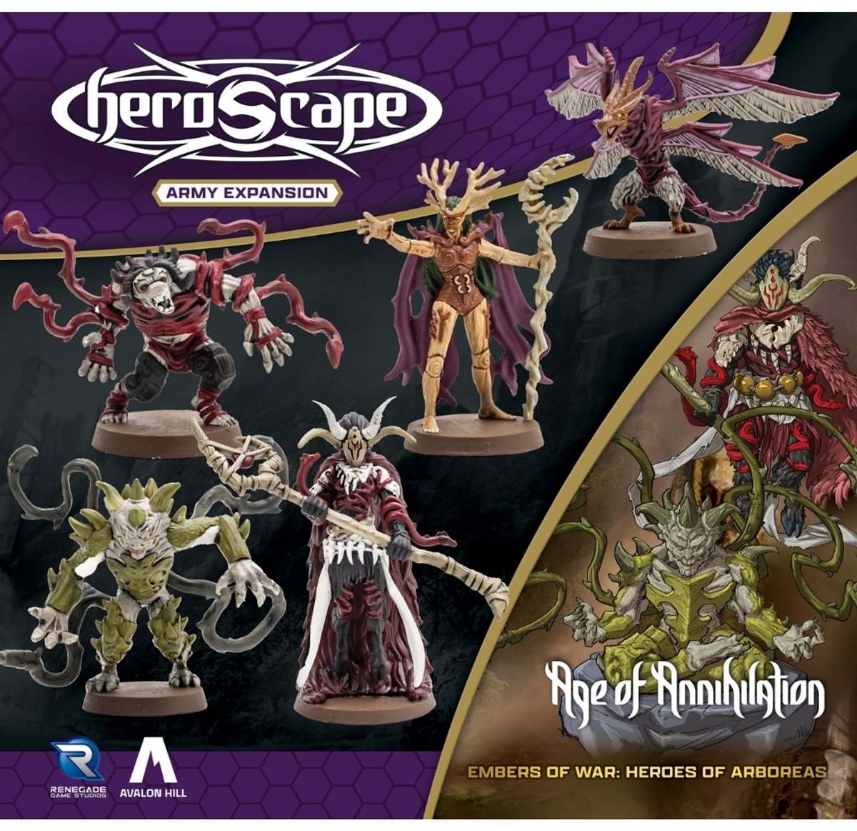Heroscape: Age of Annihilation - Heroes of Aboreas - Army Expansion - Uitbreiding - Engels