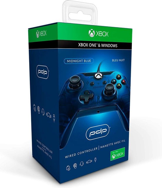 PDP controller - Official Licensed - Xbox Series X/S/Xbox One/Windows 10 - Blauw