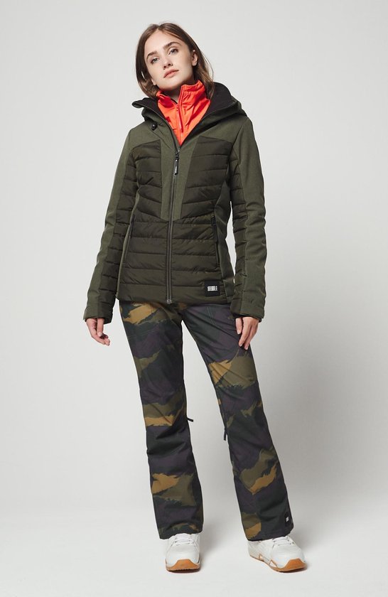 O'Neill Baffle Igneous Jacket Dames Ski jas - Maat XS - Forest Night