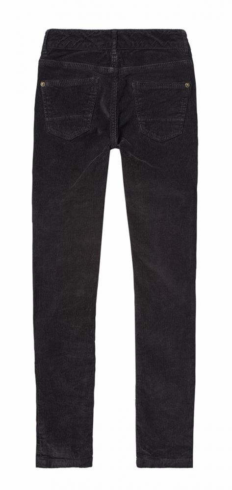 Vingino - maat 176 - elastische slim Fit Cordhose SERLE im Jeans-Style in deep black