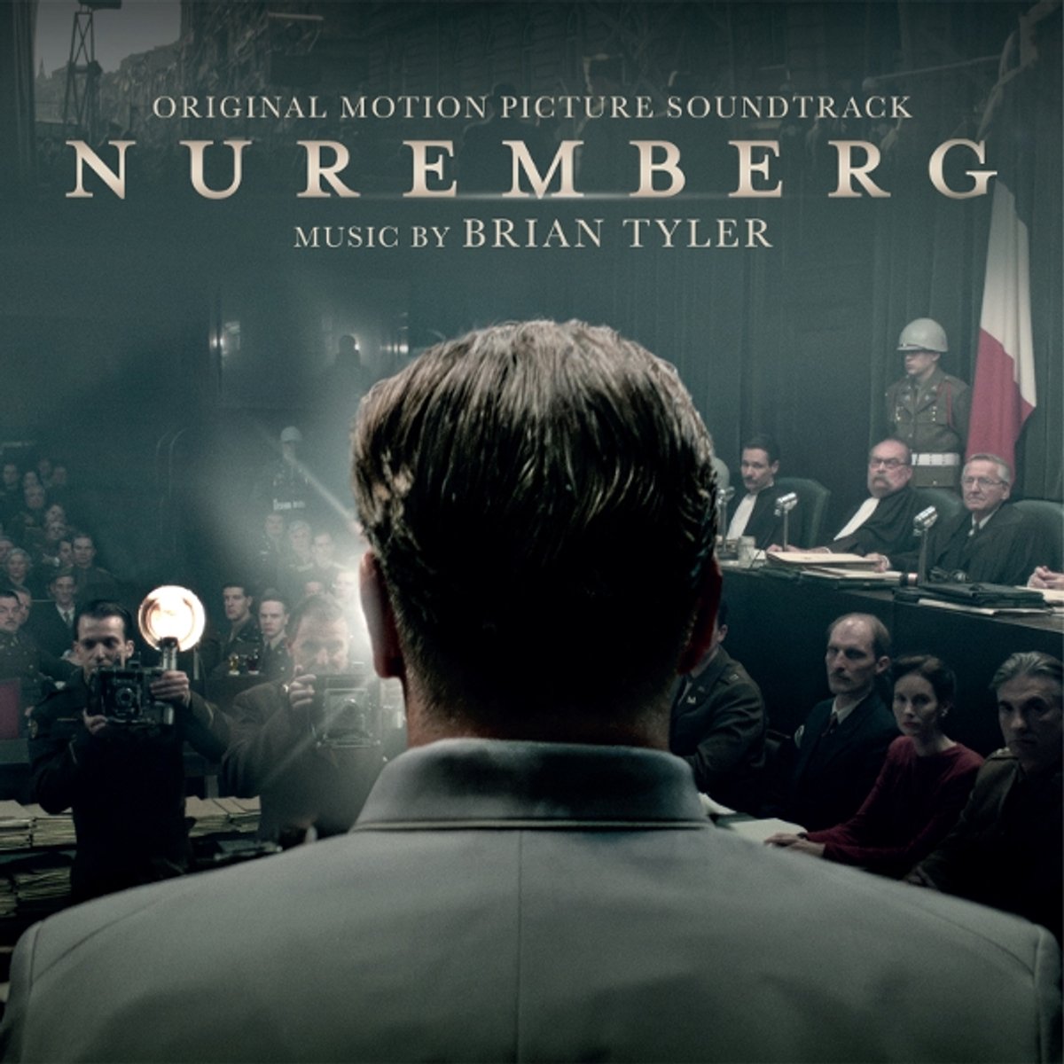 film poster, rechtszaal, rugkant, politie, zwart pak