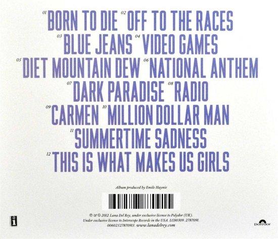 Lana Del Rey - Born To Die - CD