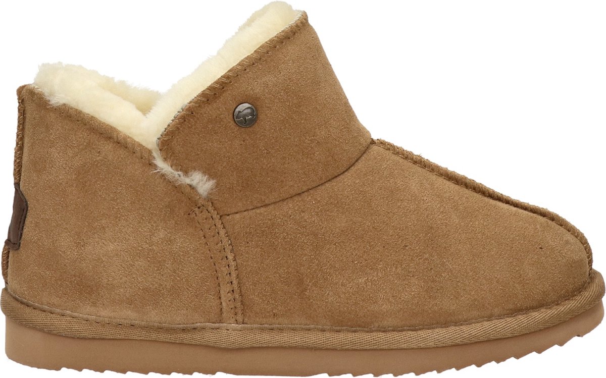 Warmbat  - Maat 39 Willow Women Suede Dames Sloffen - Cognac