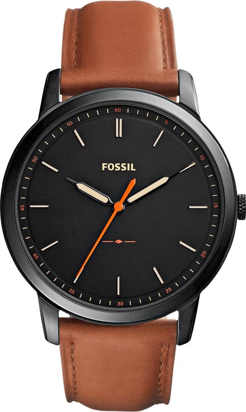 Fossil Zwart Mannen Horloge FS5305 - 44 mm