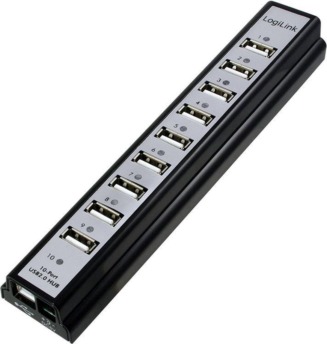 LOGILINK 10 poorten Hub - extern - USB2.0 - aktief