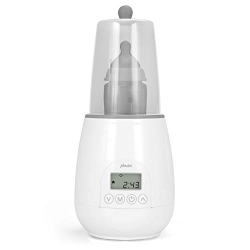 Alecto BW-700 Flessenwarmer met display, stoomkap en sterilisator