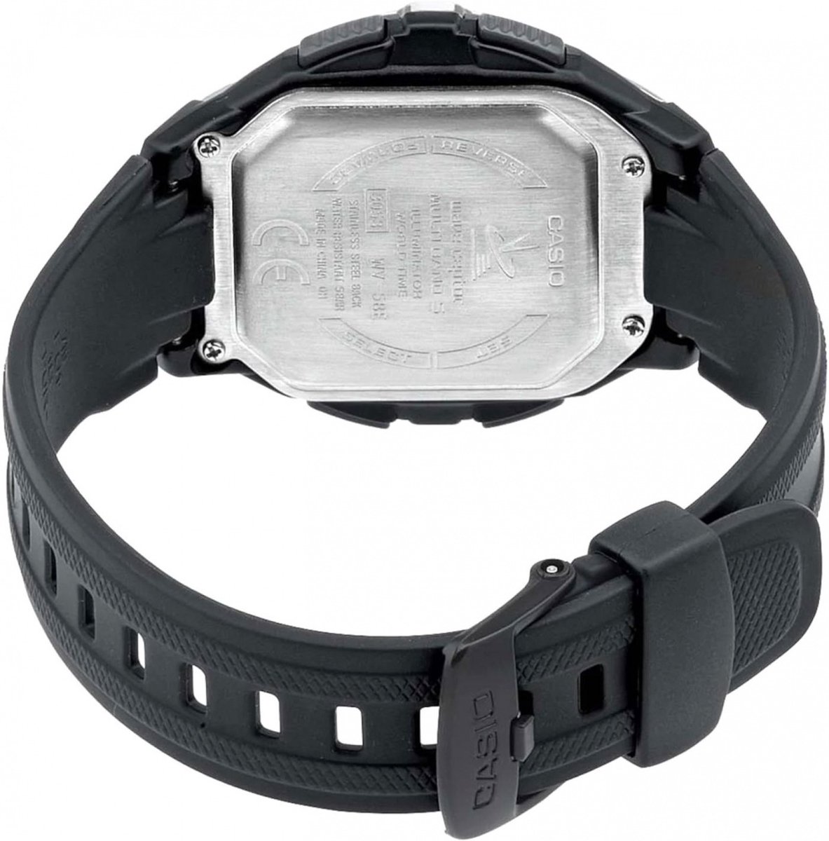 Casio Wave Ceptor WV-58R-1AEF Herenhorloge 43 mmmm - Zwart