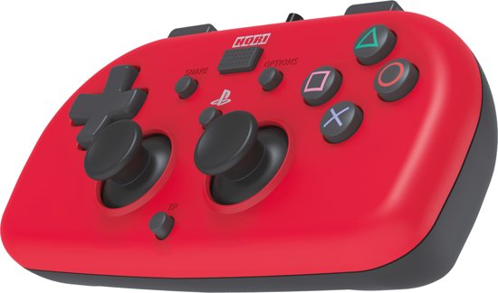 Hori PlayStation 4 Mini Gamepad - Kids Controller - Official Licensed - Rood
