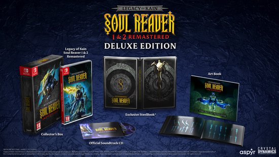Legacy of Kain: Soul Reaver 1 & 2 Remastered Deluxe Edition – Nintendo Switch