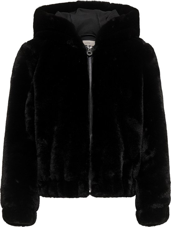 KIDS-ONLY-KONMALOU-FAUX-FUR-HOOD-JACKET-CP-OTW-Meisjes-Jas-Maat-146152 KIDS ONLY - Maat 146/152 - KONMALOU FAUX FUR HOOD JACKET CP OTW Meisjes Jas