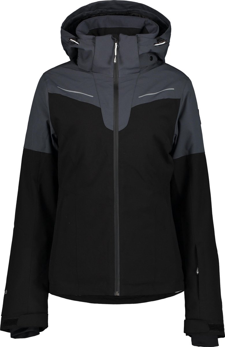jas, softshell, hood, zwart, rits