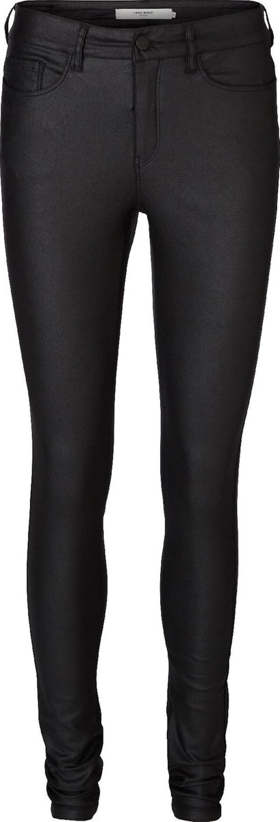 VERO MODA - Maat M x L32 - VMSEVEN NW SS SMOOTH COATED PANTS NOOS Dames Broek