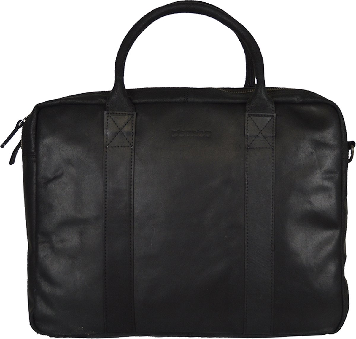 laptoptas, leer, zwarte tas, handtas, zak