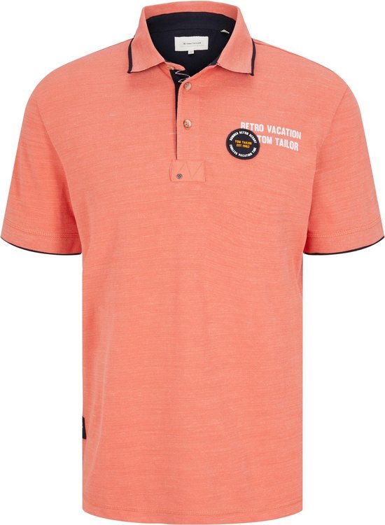 TOM TAILOR  - Maat XXL - decorated polo Heren Poloshirt