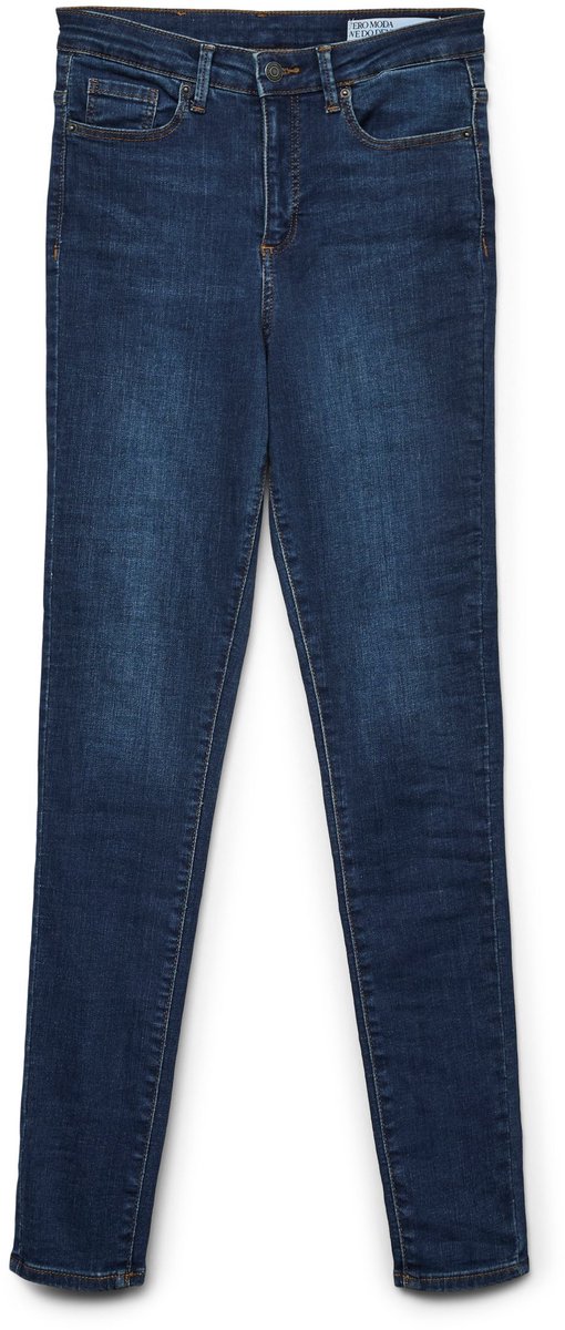 broek, jeans, denim, blauw, straight fit