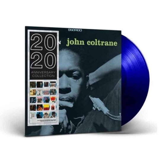 vinyl, album, blue vinyl, John Coltrane, 2000 anniversary collection