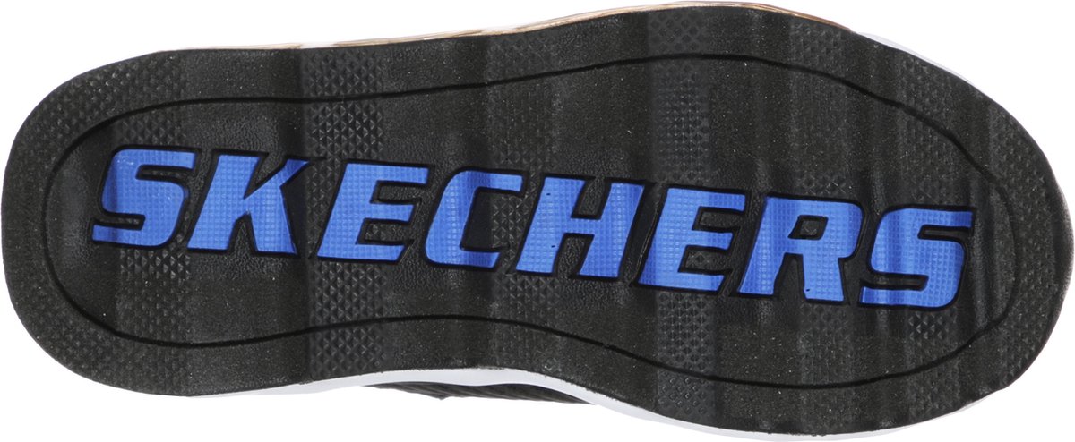 Skechers Skech-Air Waves - Maat 33 - Jongens Sneakers - Black/Blue/Orange