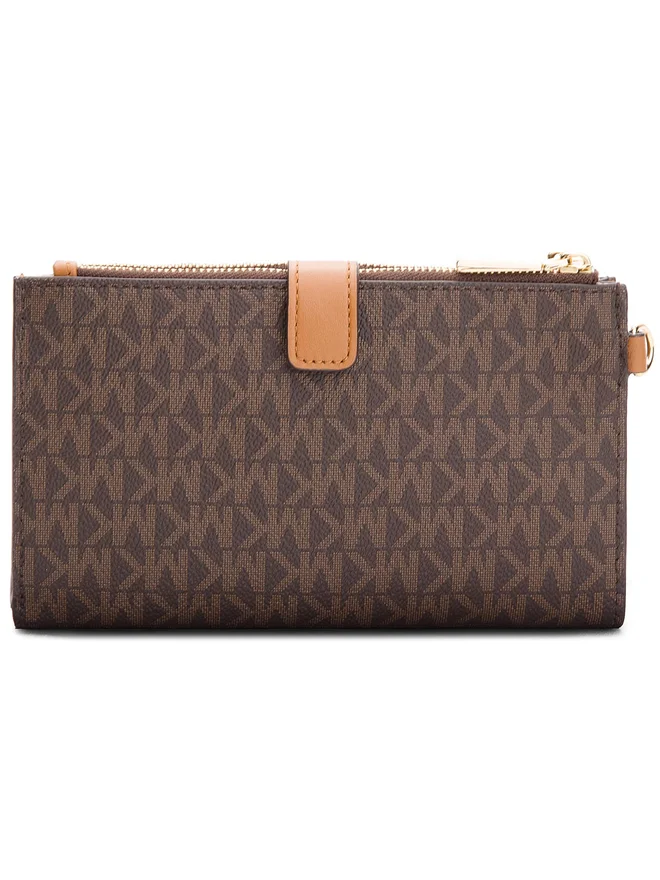 Michael Kors Adele Dames Portemonnee - Bruin