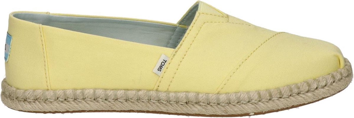 espadrille, loafers, canvas, yellow, woven-sole