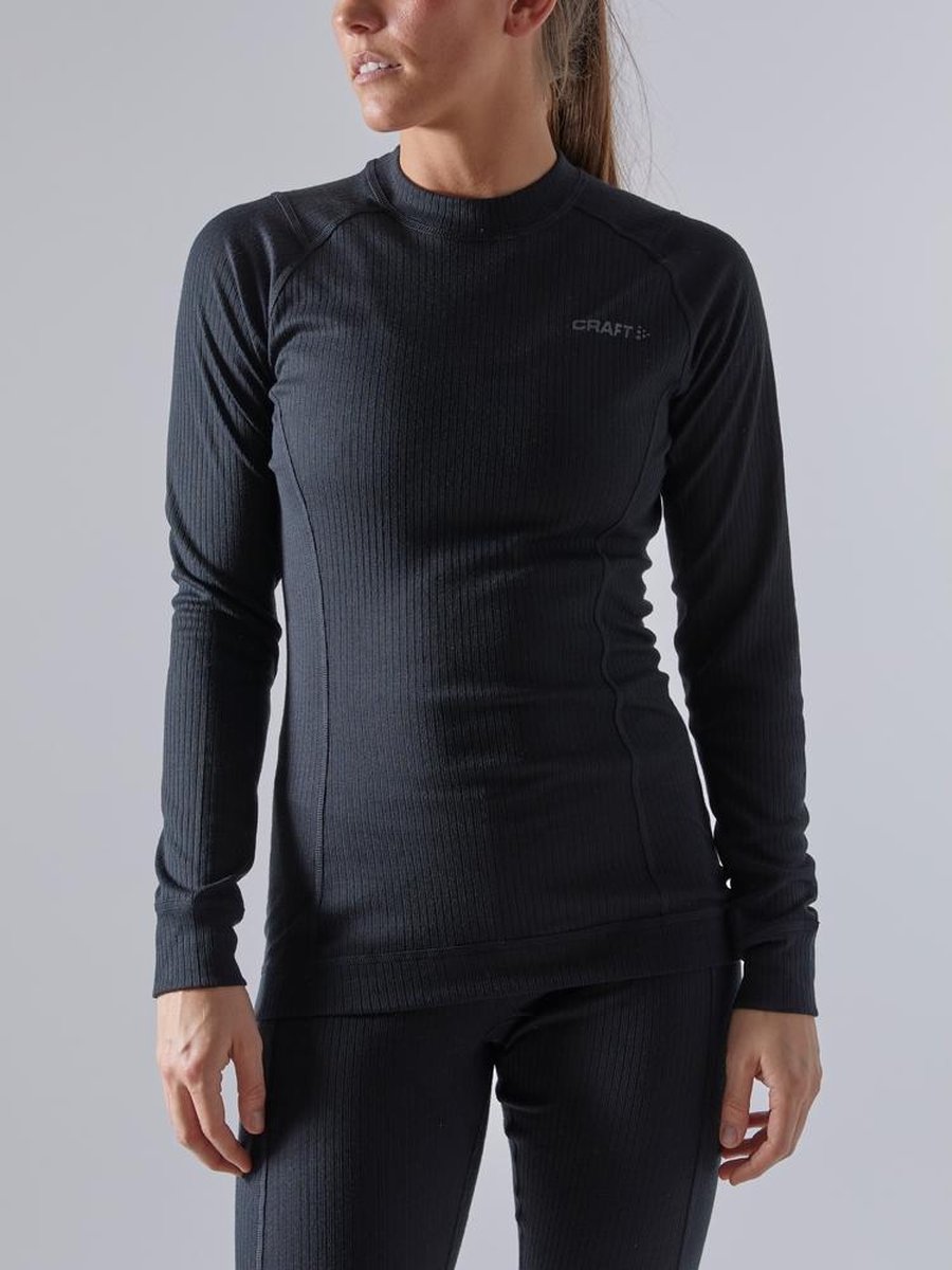 Craft - Maat M - Core Dry Baselayer Thermoset Dames - Zwart