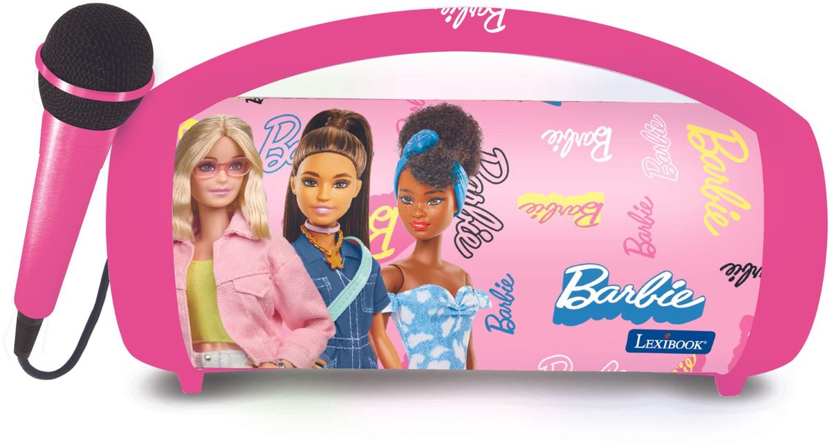 microphone, kids toy, barbie, pink, pencil case