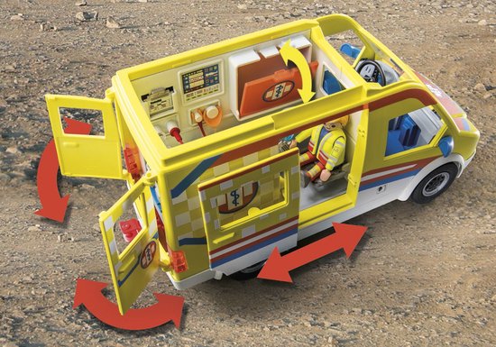 PLAYMOBIL City Life Ambulance met licht en geluid - 71202