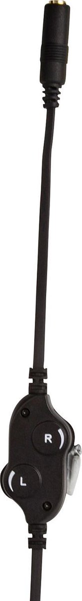 Fysic FH-15 Koptelefoon - Met volumeregeling en verlengkabel 3 meter - Zwart