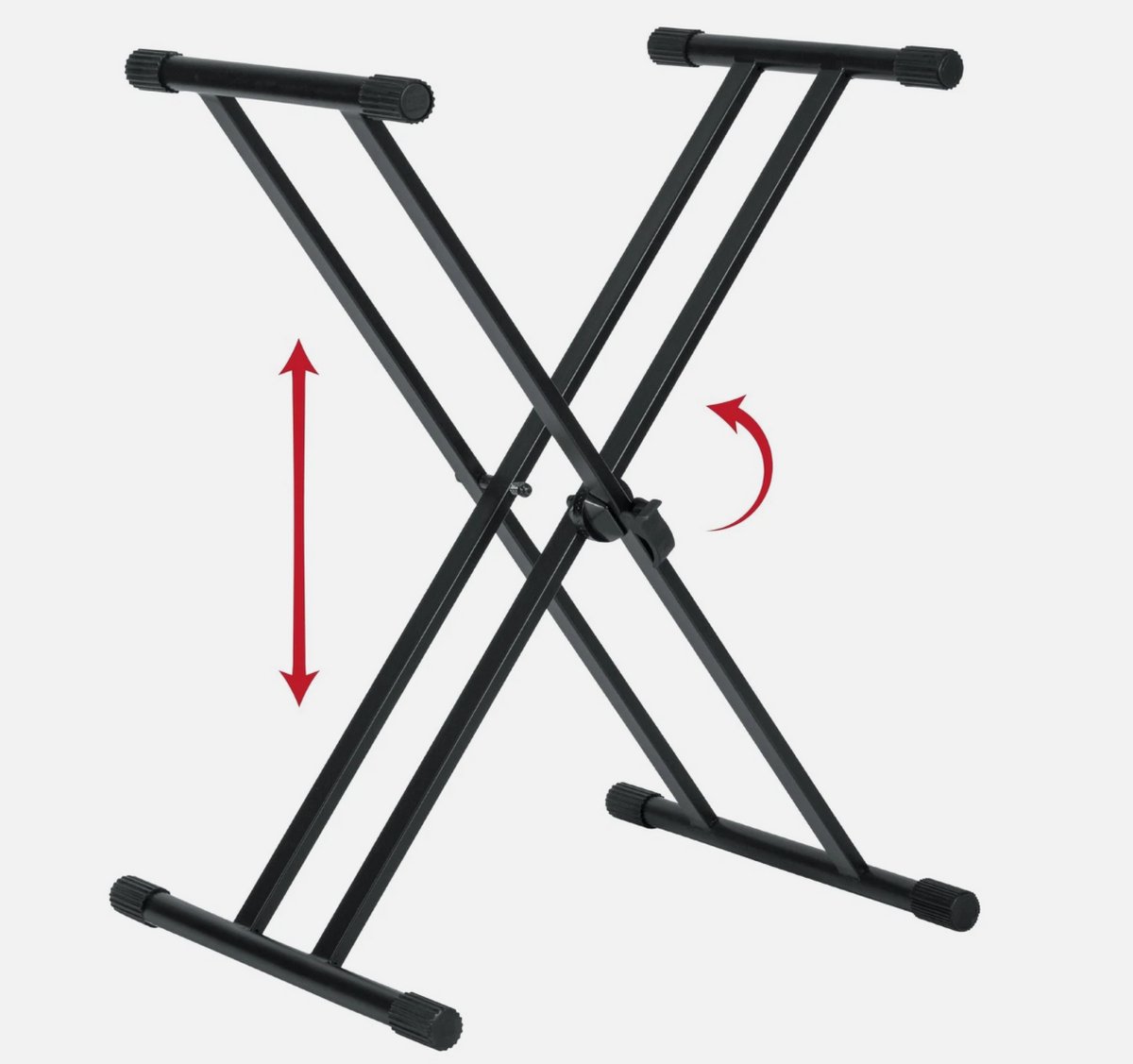 koffiebaan, draagbare standaard, X-vormige standaard, metalen frame, verstelbaar