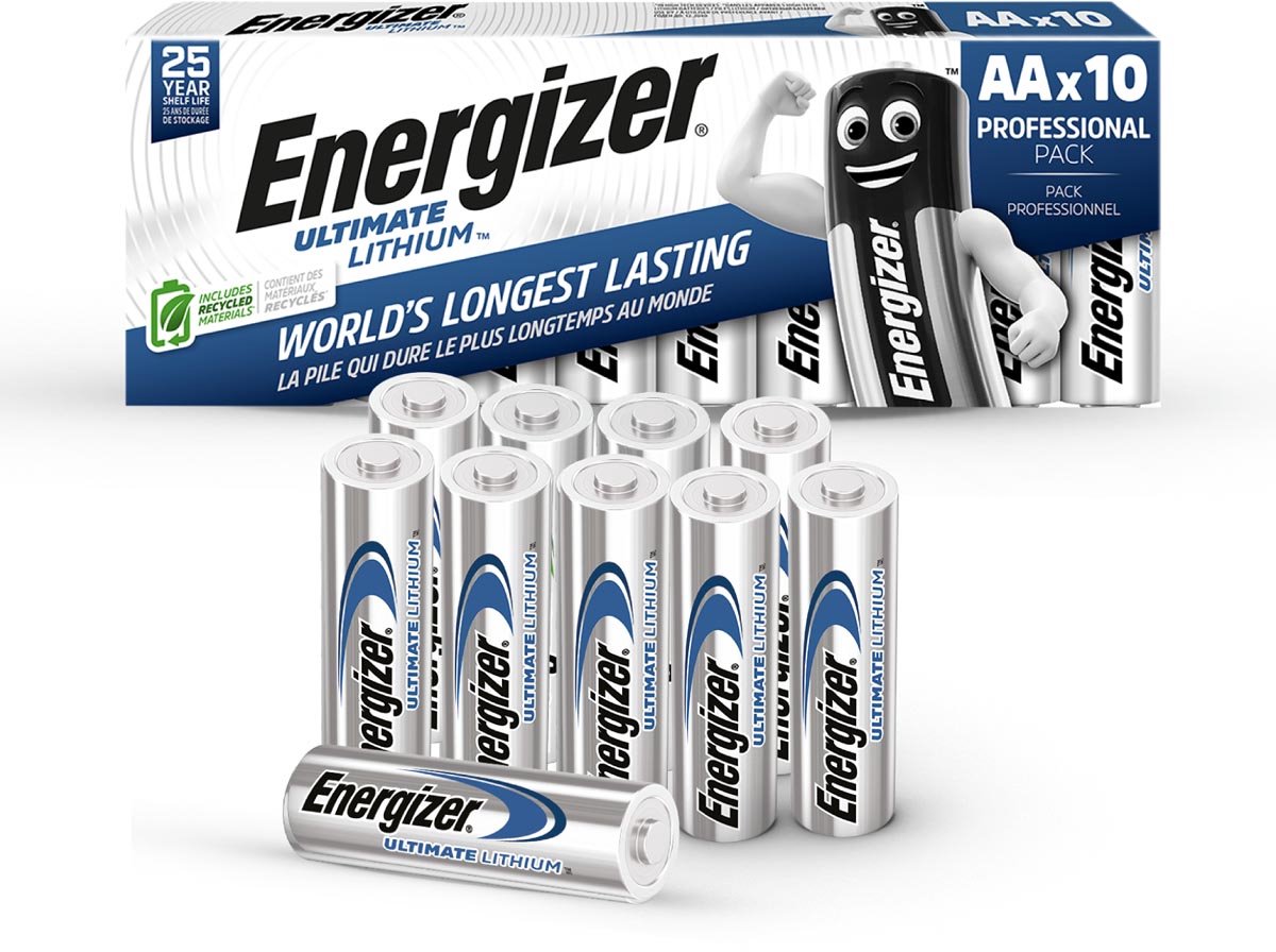 aa-ax10, lithium battery, durable battery, alkaline style, package of batteries
