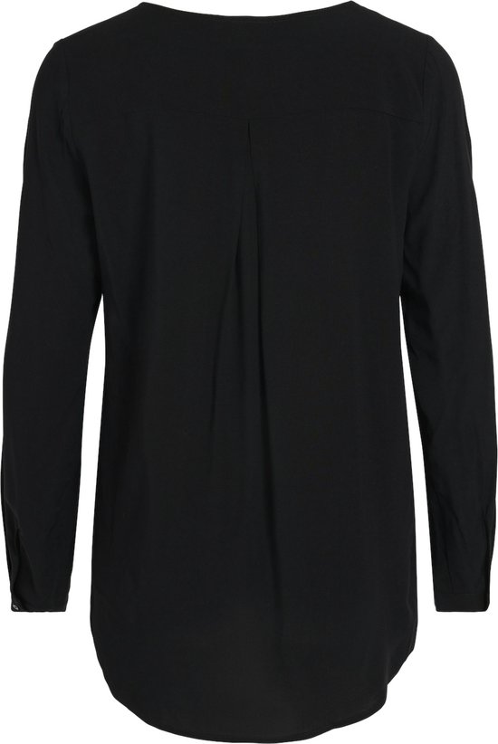 VILA - maat 42 - VIPAYA V-NECK L/S SHIRT - NOOS - Dames - Blouses