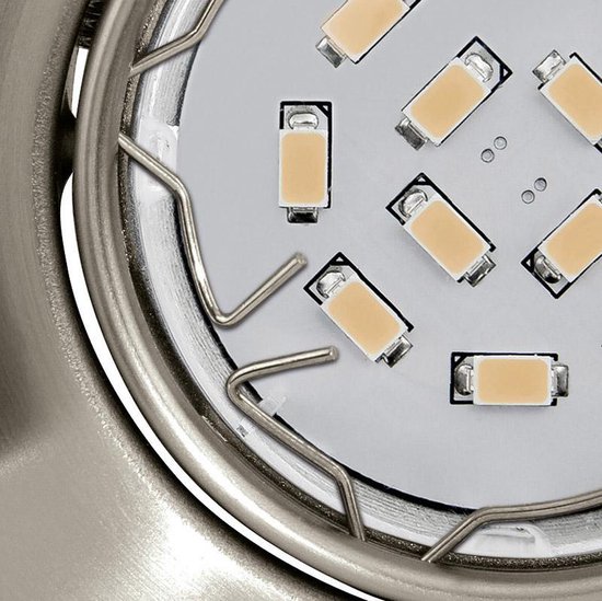 EGLO Peneto - Inbouwspotje - LED - Ø87mm. - Nikkel-Mat