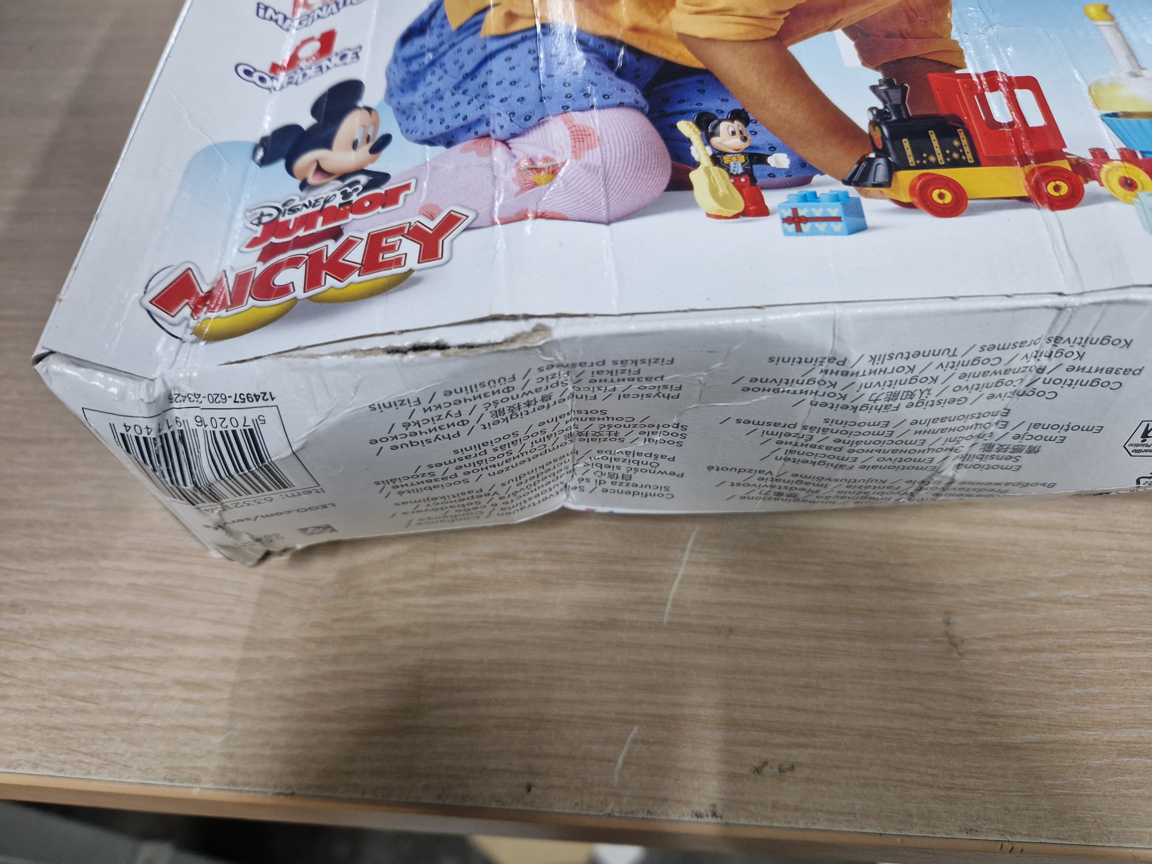 LEGO DUPLO Disney Mickey & Minnie Verjaardagstrein, Bouwbaar Speelgoed voor Peuters 10941