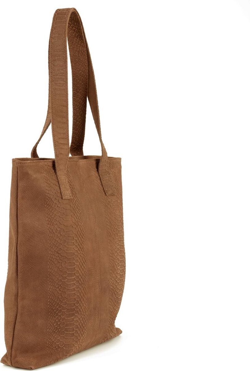 DSTRCT Schoudertas Portland Leer - cognac