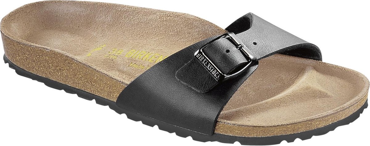 Birkenstock  - maat 40 - Madrid Dames Slippers Small fit - Black