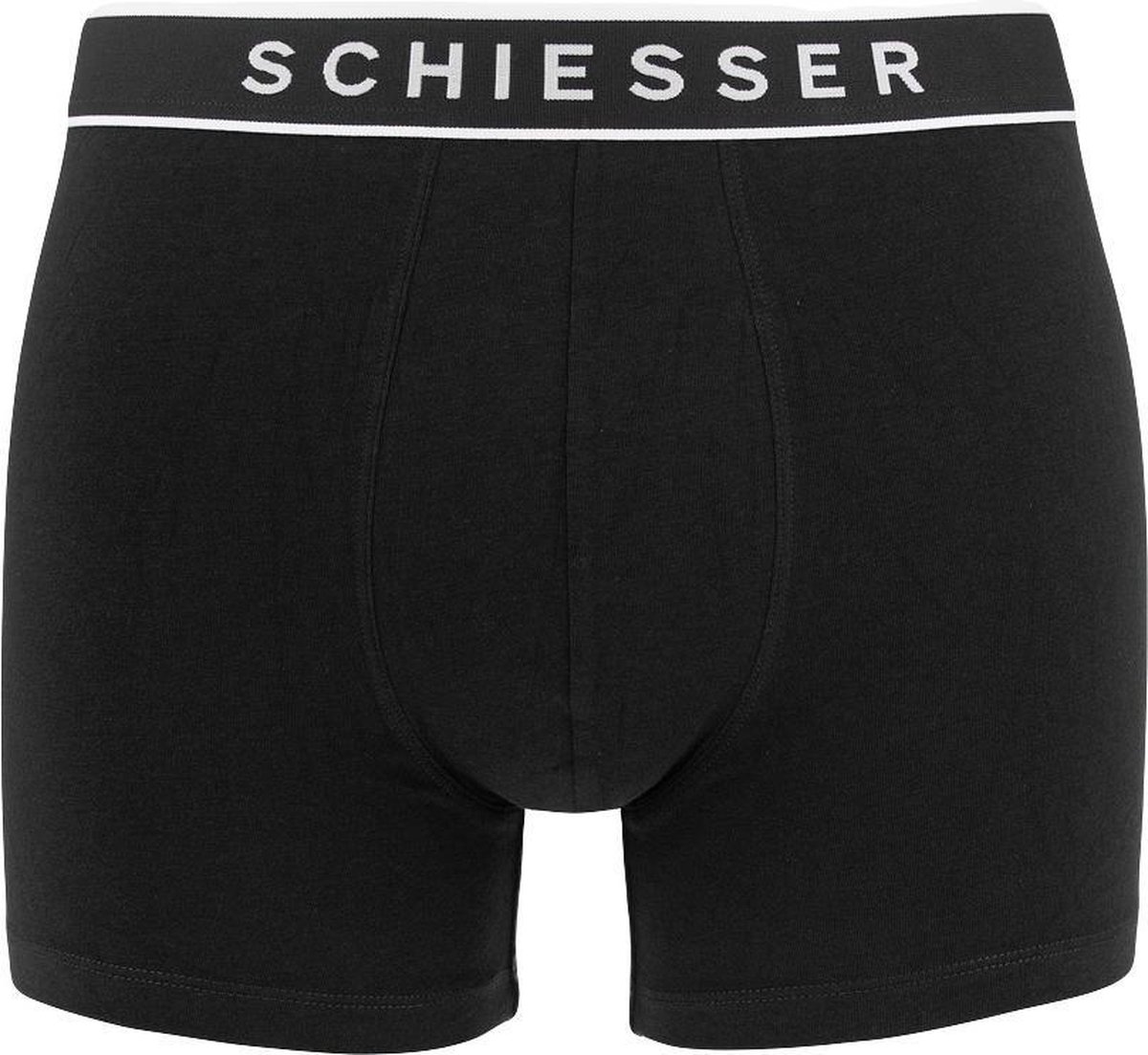 Schiesser - Maat XXL - 95/5 Organic Heren Shorts - Zwart - 3 pack