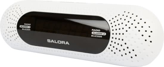 Salora CR626USB Digital alarm clock Wit wekker