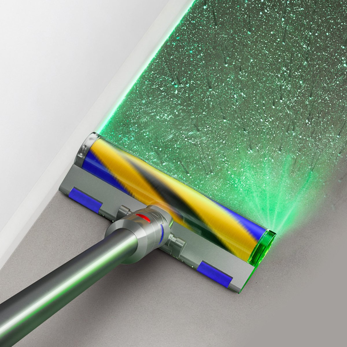 Dyson V12 Detect Slim Absolute - Steelstofzuiger - Nikkel/Geel - 150 Air Watts - Lichtgewicht