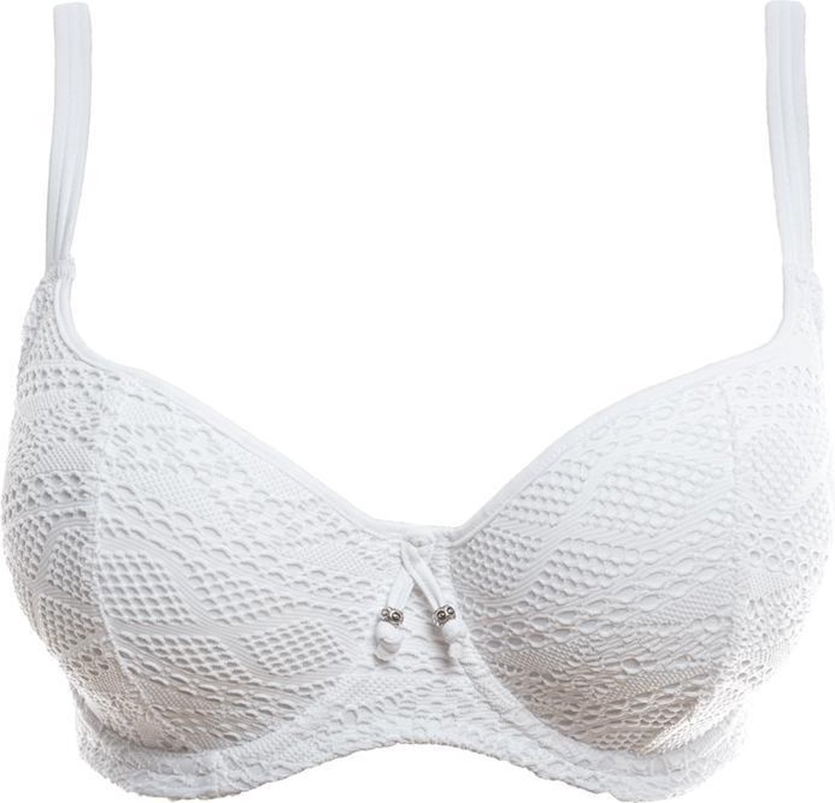 lingerie, bh, witte, kantenkant, gepadded