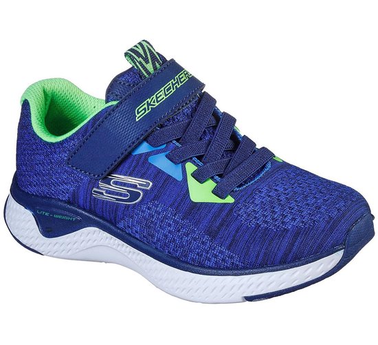 Skechers - Solar Fuse Speed Blitz - Maat 29 - Jongens - Sneakers - Blauw