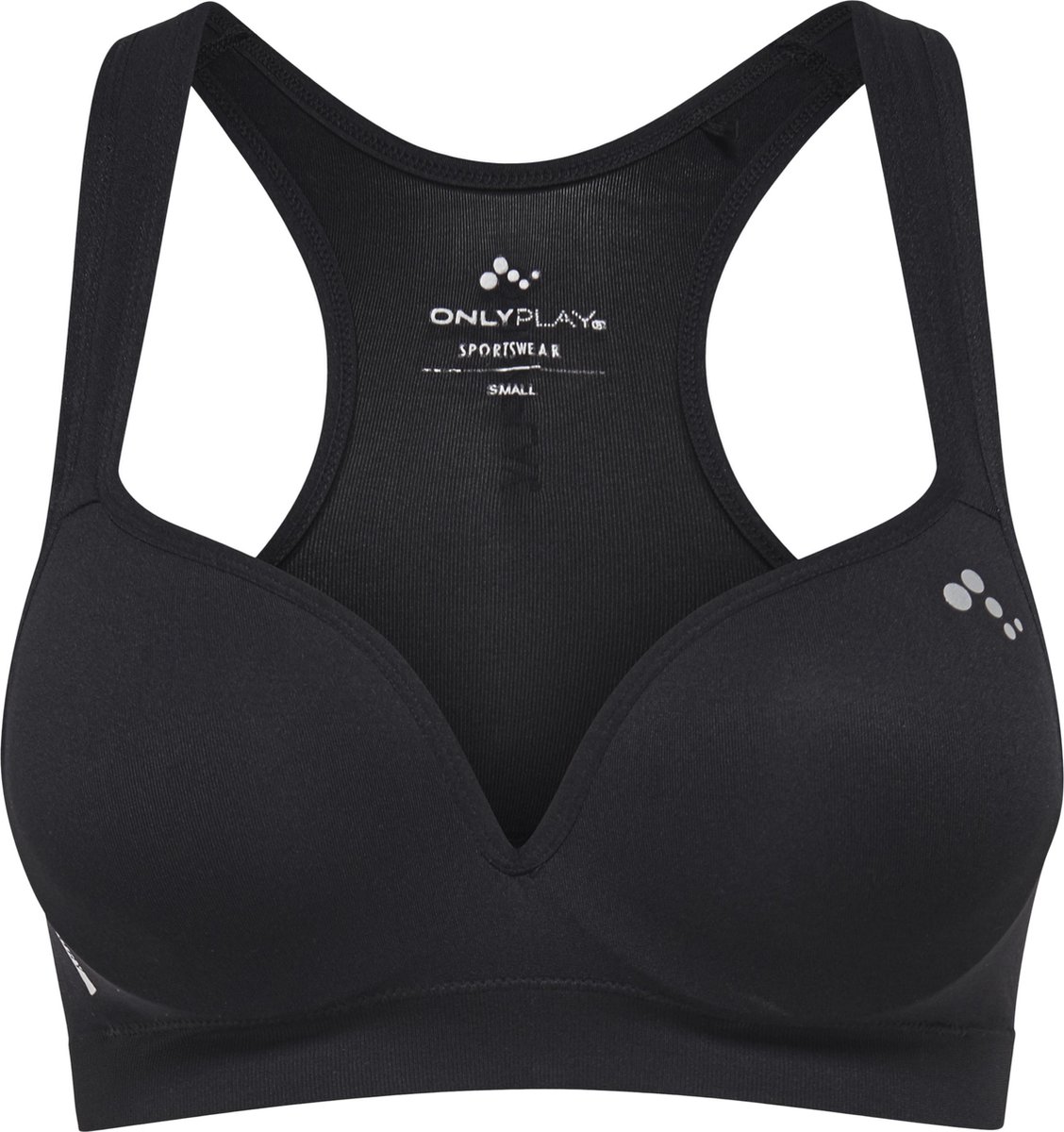 ONLY PLAY  - Maat L - ONPMARTINE SEAMLESS OPUS  Sportbeha Zwart