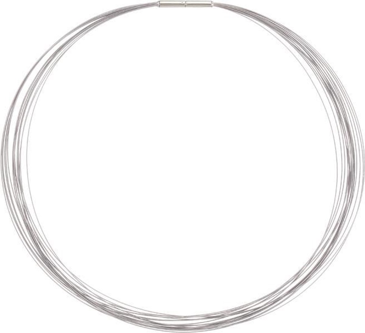 Boccia Titanium Collier staal titanium sluiting - 45 cm