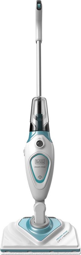 BLACK+DECKER STEAM MOP™: Hygienisch, makkelijk, snel en chemicalienvrij voor alle gesloten vloeren. Variabele stoominstelling - FSM1616-QS