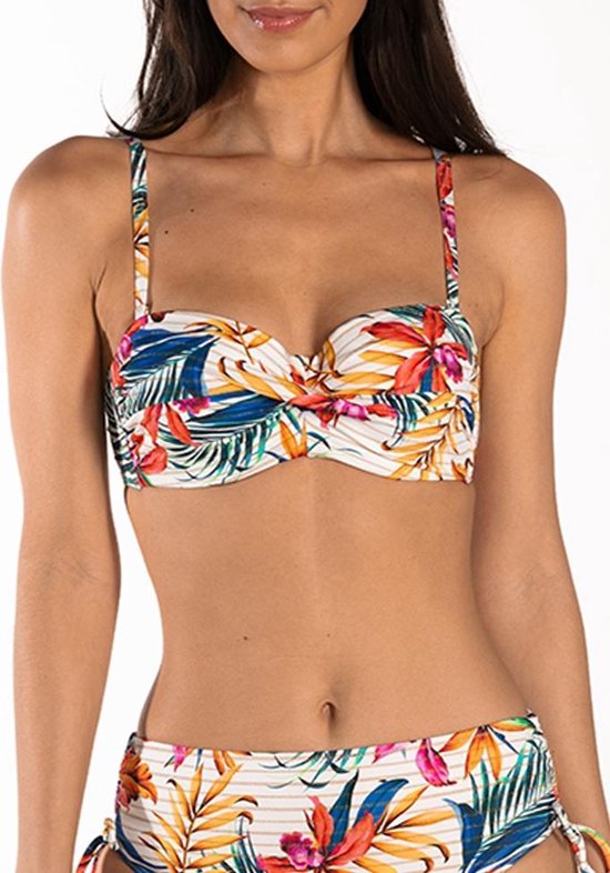 Cyell - Maat 36C - PARADISE MORNING Bikinitop Bandeau Voorgevormd met Beugel Dames