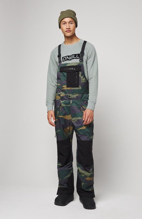 O'Neill Original - Maat S - Bib Pants Heren Skibroek - Green Aop
