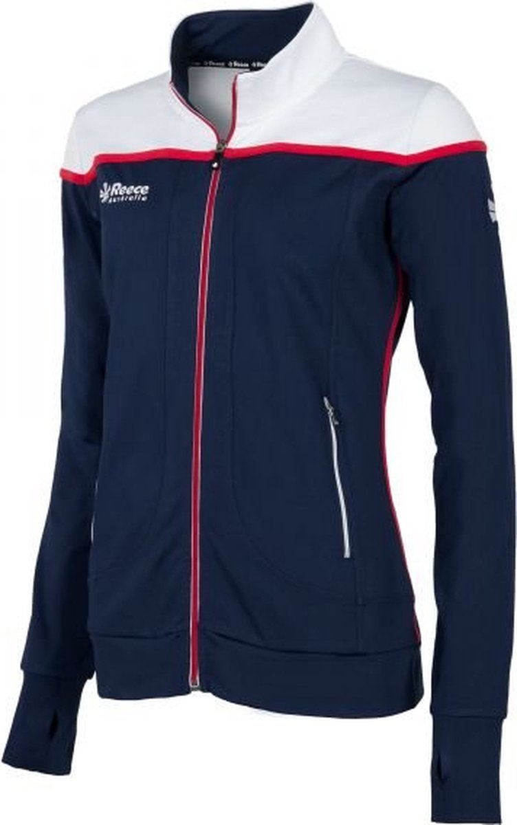 jacket, ribbon, navy, white, red