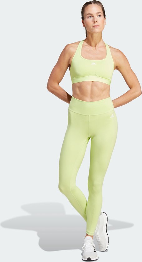 adidas Performance Training Essentials High-Waisted - Maat M - 7/8 Legging - Dames - Groen