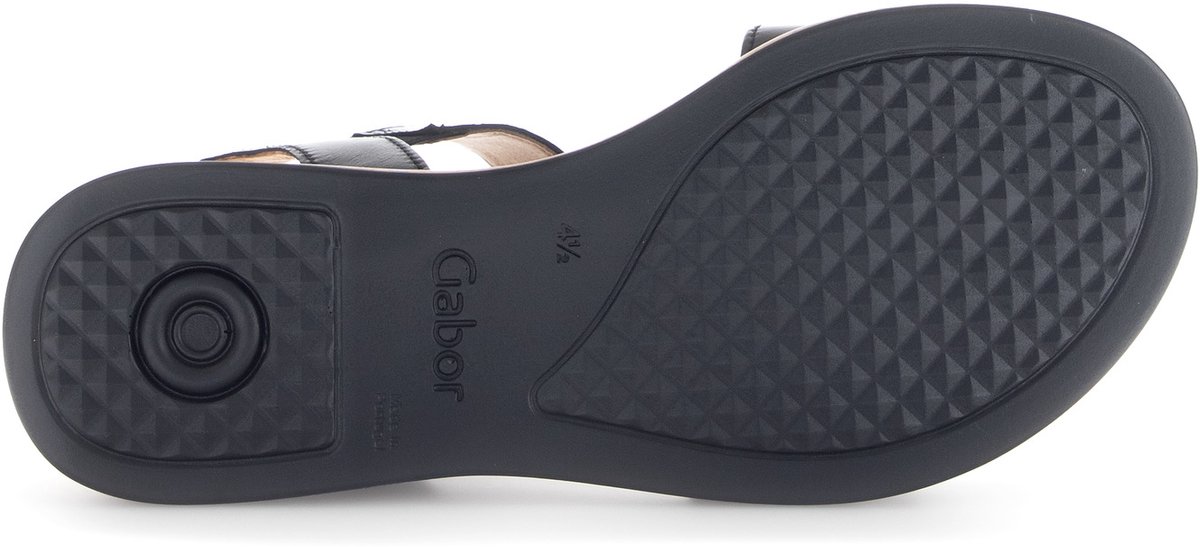 Gabor - maat 39 - Dames Sandalen 62.734.57 Zwart